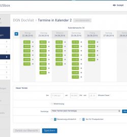 DocVisit: Terminverwaltung für den Arzt